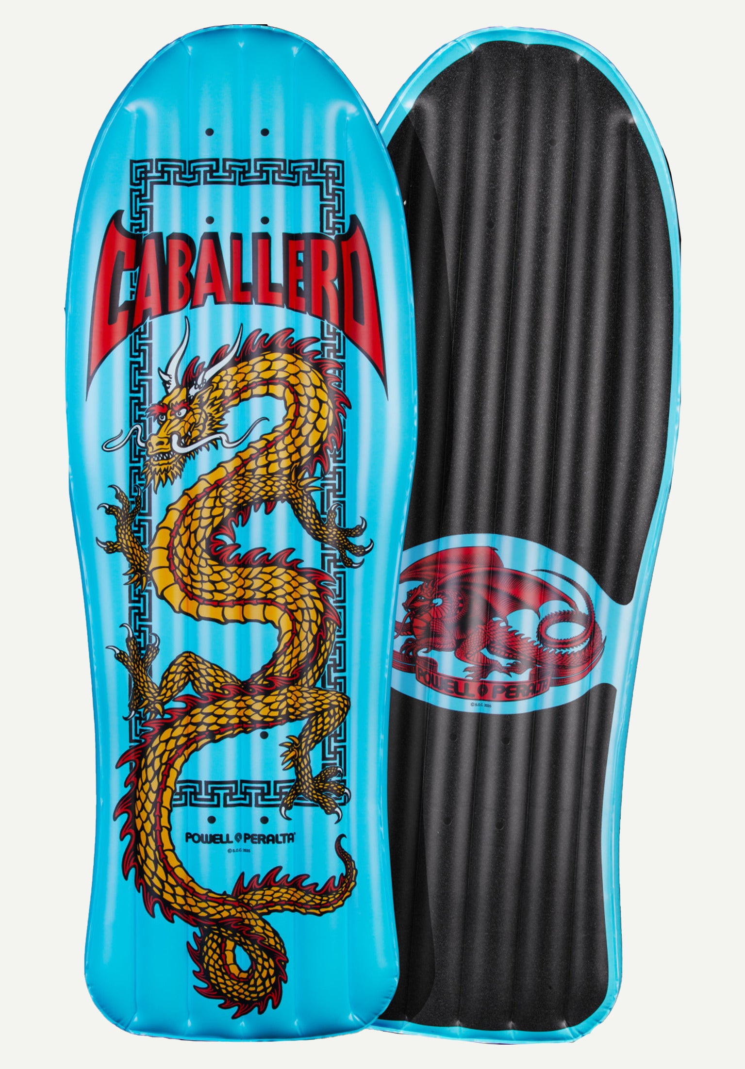 Cab Chinese Dragon Raft blue Vorderansicht