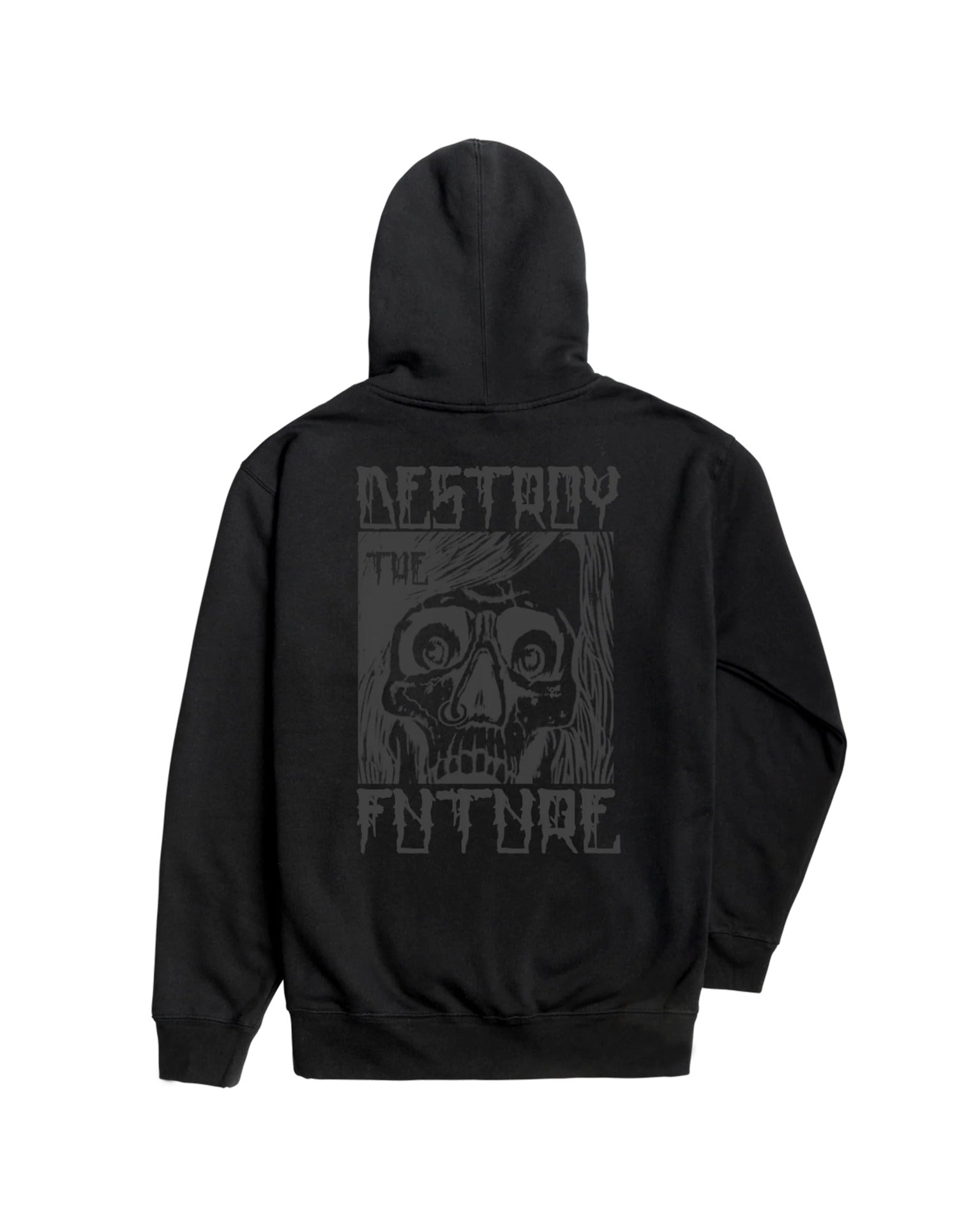 Downcast black Rueckenansicht