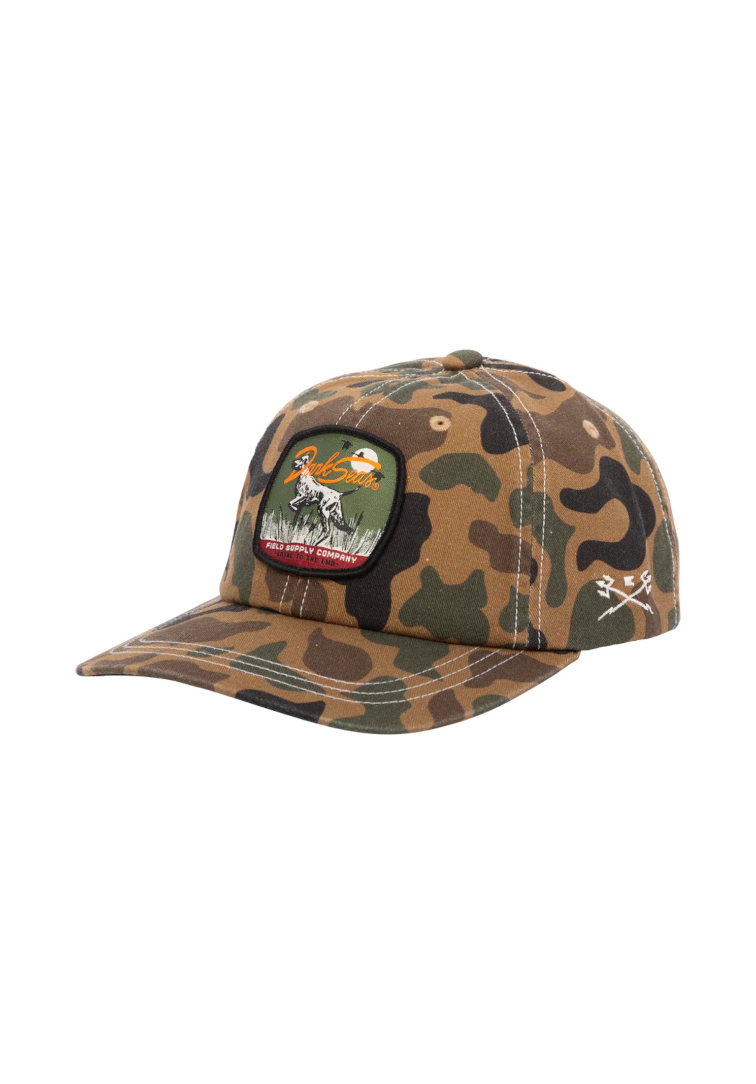 Heeler 6-Panel Untructured camo Vorderansicht