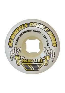 Double Duro Hardline 99A/95A white Vorderansicht