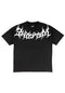 Collar Garment Dyed Knit black Vorderansicht