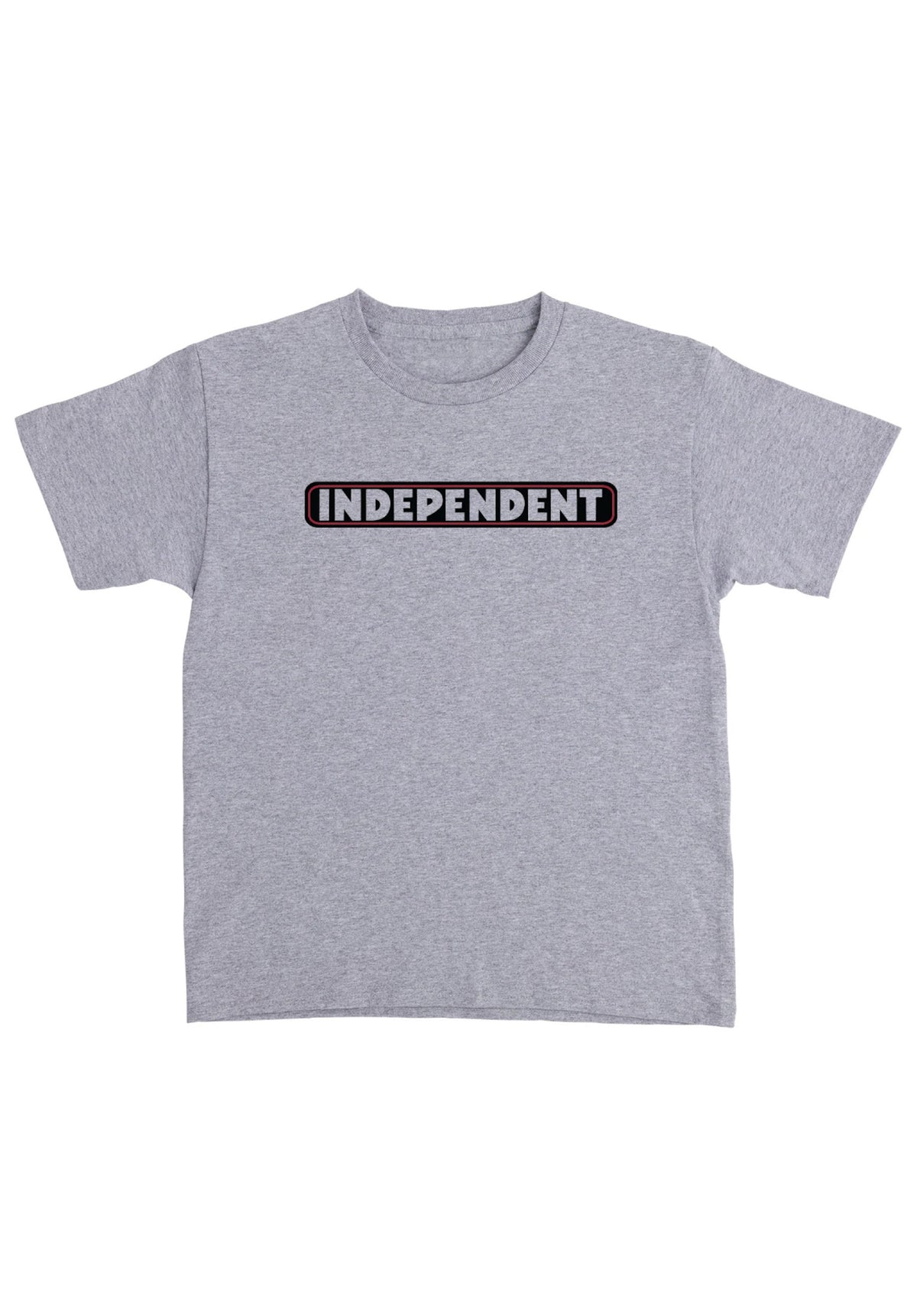 Bar Logo Youth Midweight sportgrey-white Vorderansicht