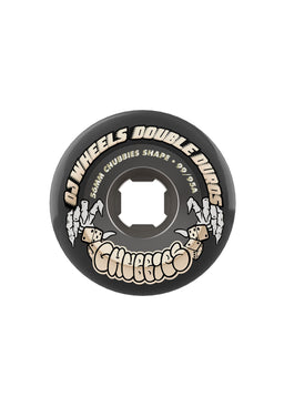 Double Duro Chubbies 99A/95A transparent-black Vorderansicht