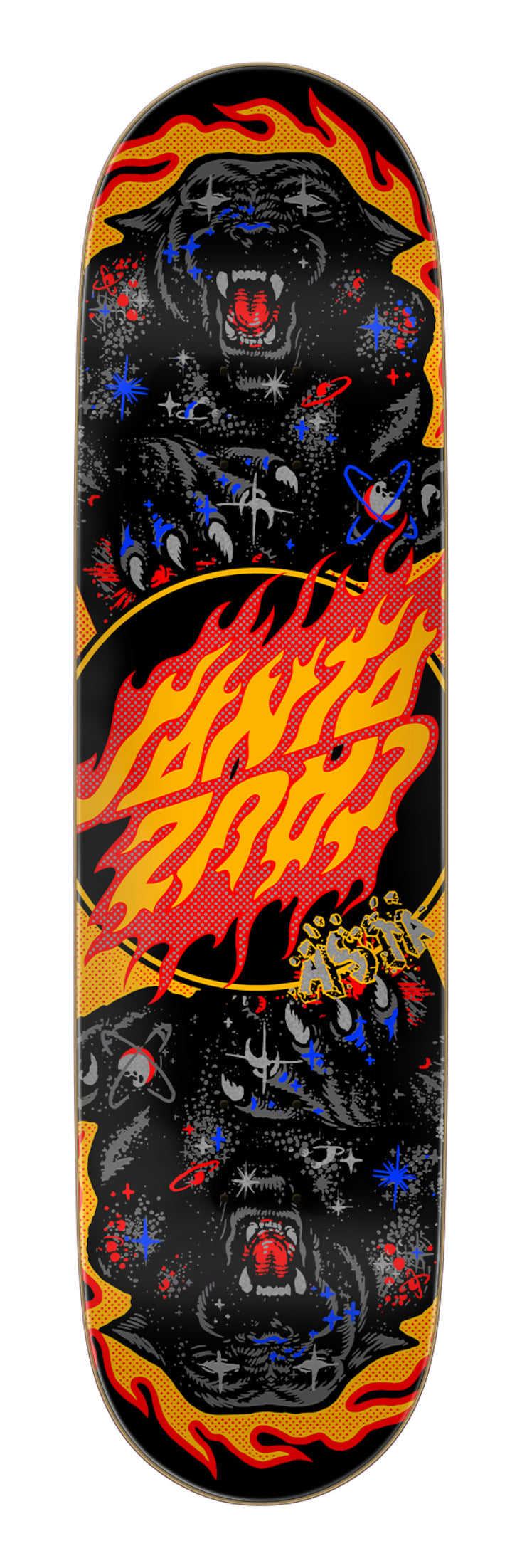 Asta Cosmic Twin Pro black-yellow Vorderansicht