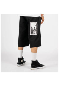 Shinner Cut-Off Twill With Patches black Seitenansicht