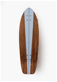 Surf Skate Locals brown Rueckenansicht