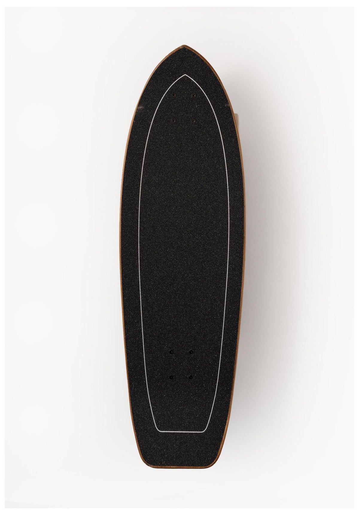 Surf Skate Wave black Rueckenansicht