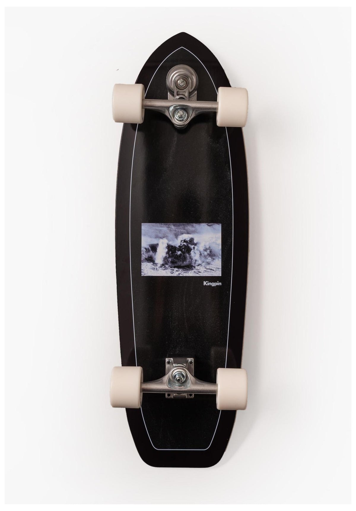 Surf Skate Wave black Vorderansicht