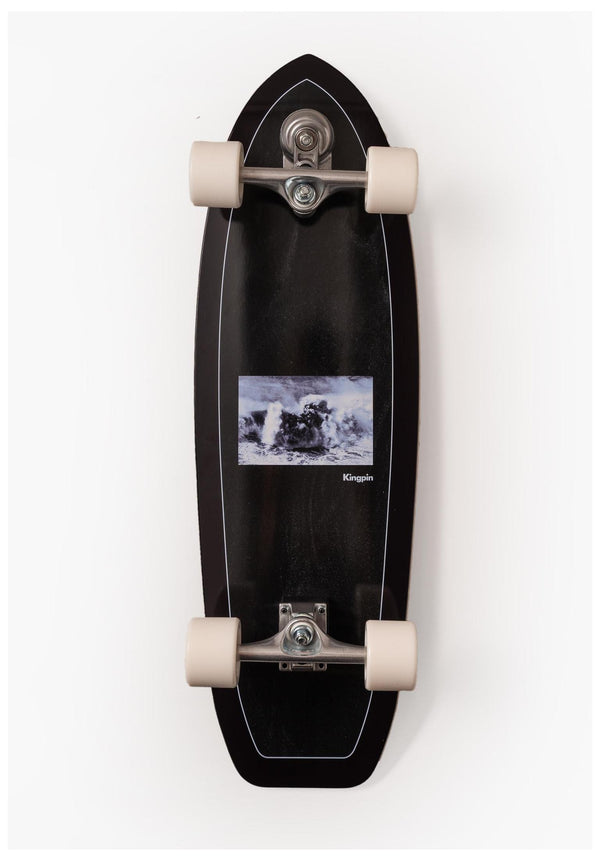 Surf Skate Wave black Vorderansicht