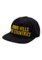Bomb Hills 5-Panel Logo Snapback black Vorderansicht
