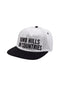 Bomb Hills 5-Panel Logo Snapback white Vorderansicht