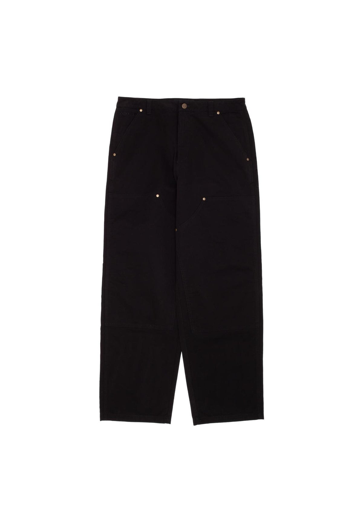 Double Knee black-twill Vorderansicht