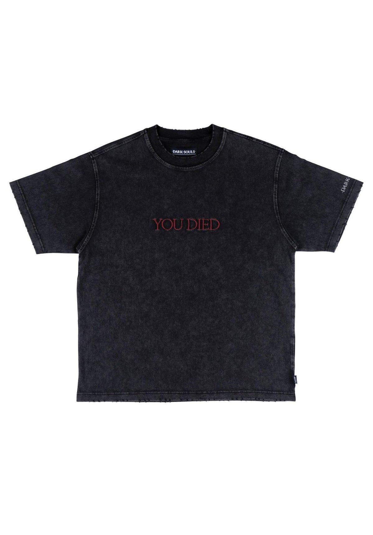 x Dark Souls You Died Distressed vintage-black Vorderansicht