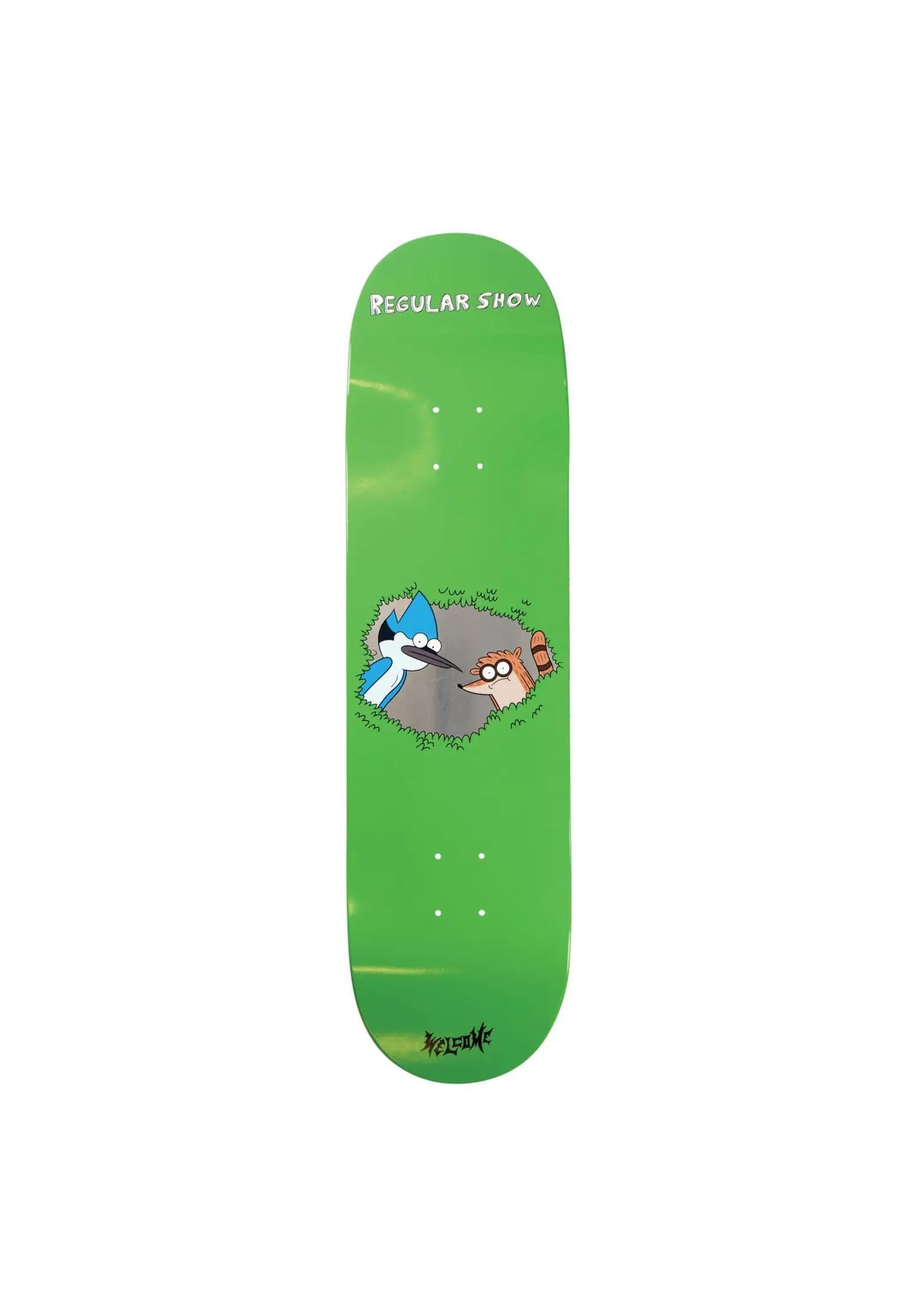 X Regular Show Shrub on Popsicle green - silver foi Vorderansicht