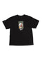 X Regular Show Rigby Boxy Garment-Dyed black Vorderansicht