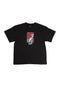 X Regular Show Mordecai Boxy Garment-Dyed black Vorderansicht