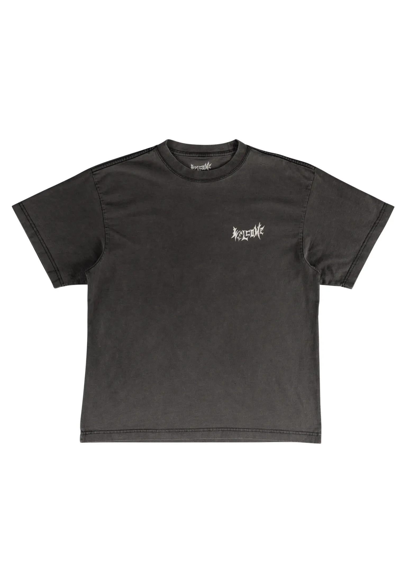 Iron Wolf Boxy Garment-Dyed vintage-black Closeup1