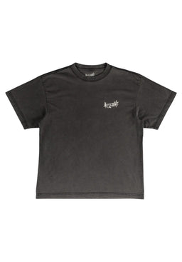 Iron Wolf Boxy Garment-Dyed vintage-black Vorderansicht