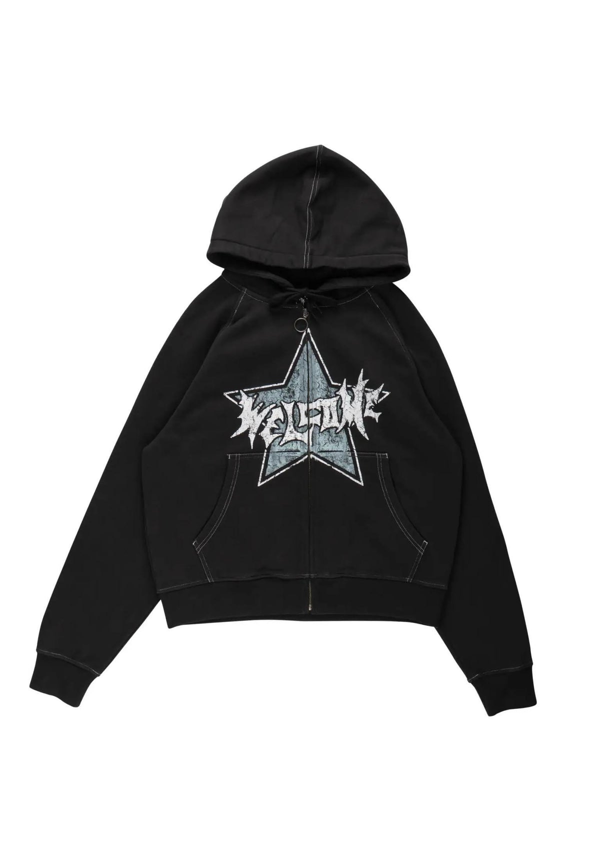 Allstar Cropped Boxy black Vorderansicht