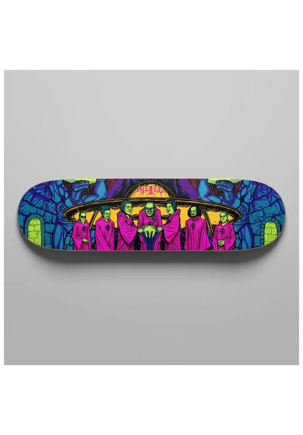 Lizard People Longboy multicolored Vorderansicht
