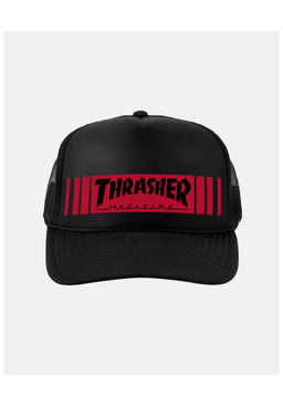 Bar Trucker Snapback black Vorderansicht