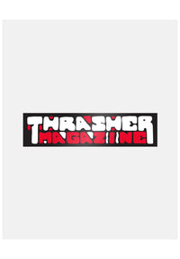 Blocks 4x1 Sticker black-red Vorderansicht