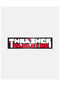 Blocks 4x1 Sticker black-red Vorderansicht
