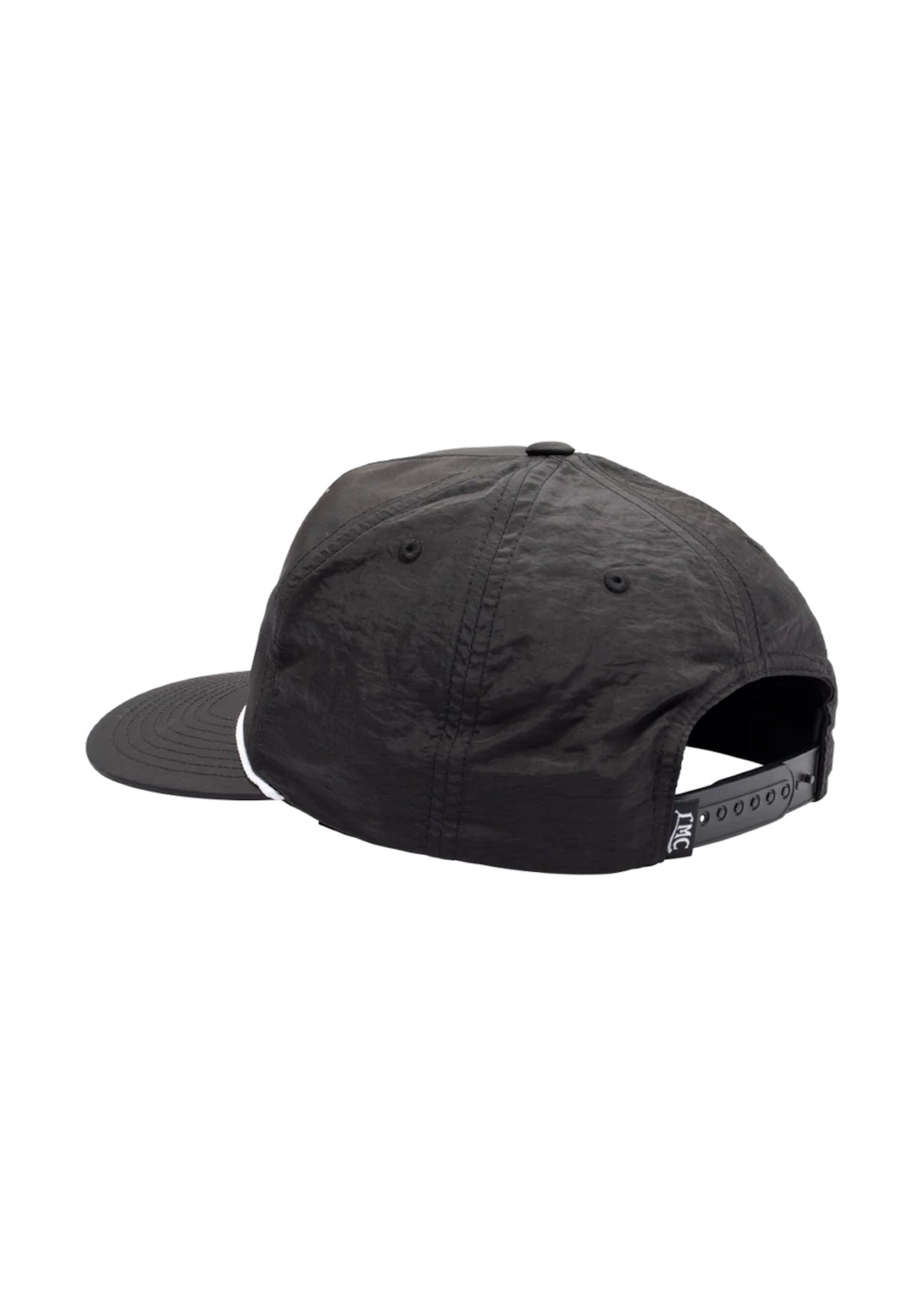 Winston 5-Panel Nylon Unstructured Snapback black Closeup1