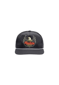 Winston 5-Panel Nylon Unstructured Snapback black Closeup2
