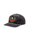 Winston 5-Panel Nylon Unstructured Snapback black Vorderansicht