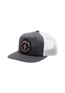 Clasico FlexFit Trucker Snapback navy-white Vorderansicht