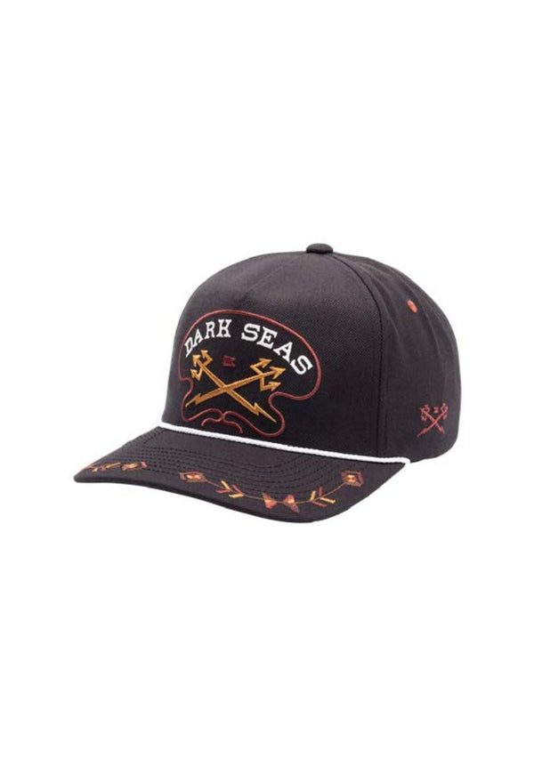 Bronco High Profil Twill Snapback black Vorderansicht
