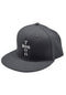 Cross Letters Snapback black Vorderansicht