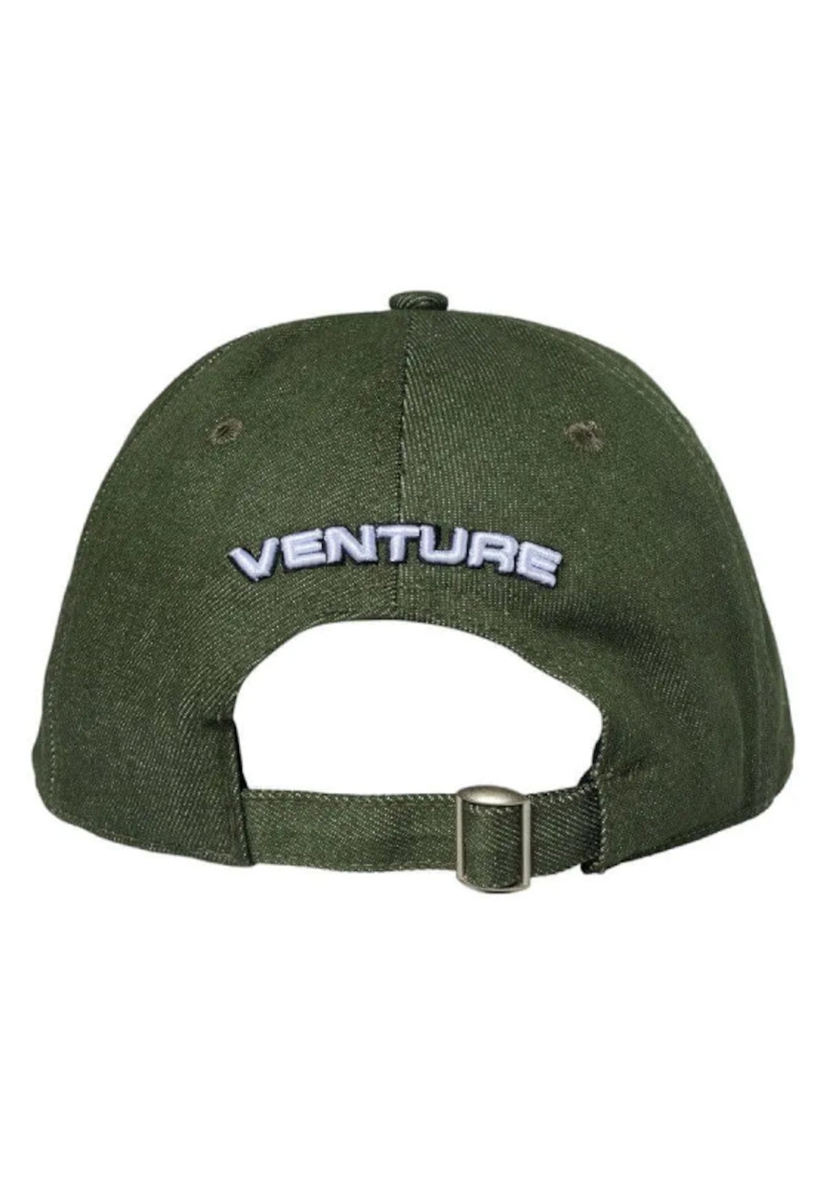 Retro V 6-Panel Low Denim Unstructured Snapback olive-denim Rueckenansicht
