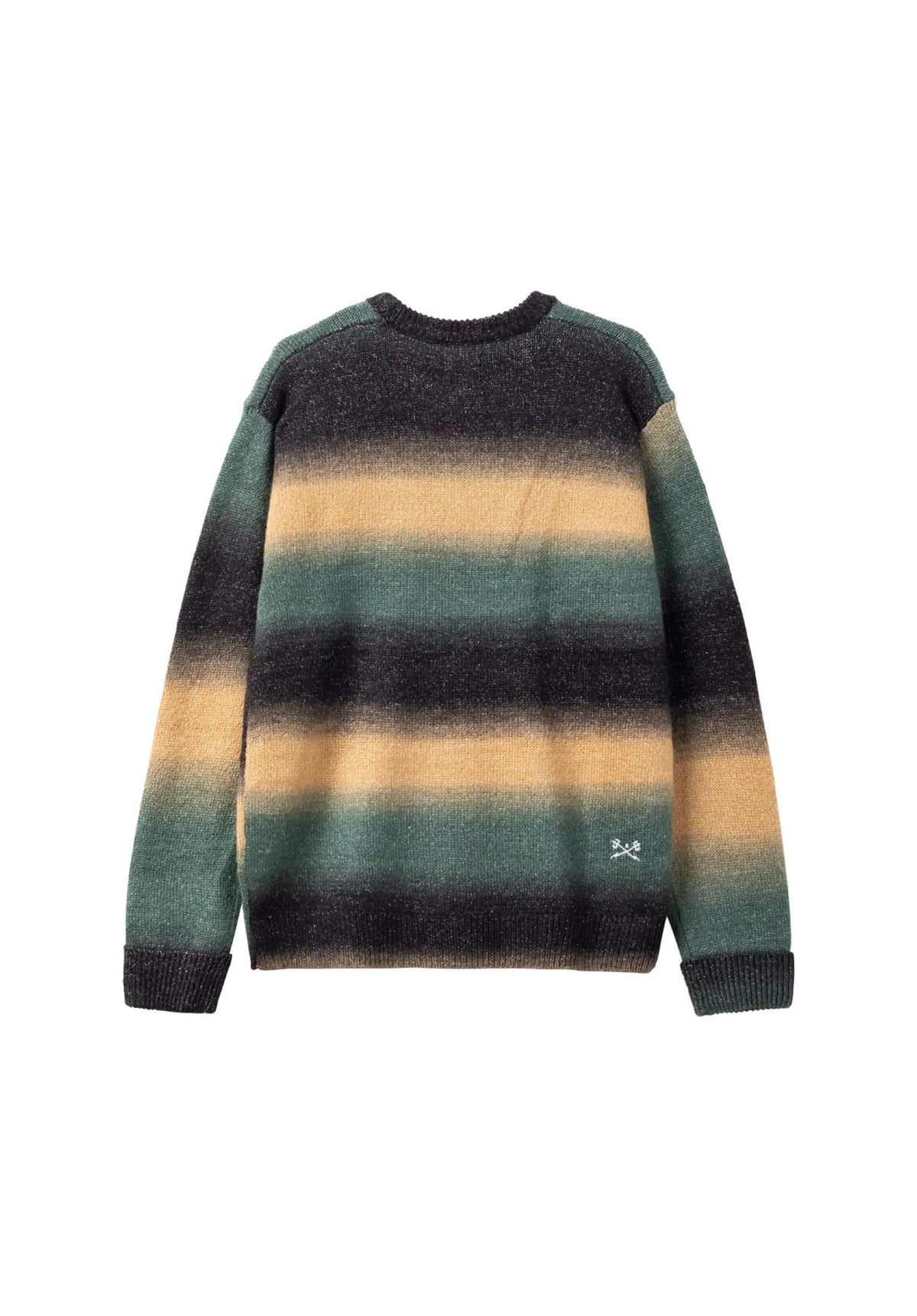Webb Boxy green-navy Rueckenansicht