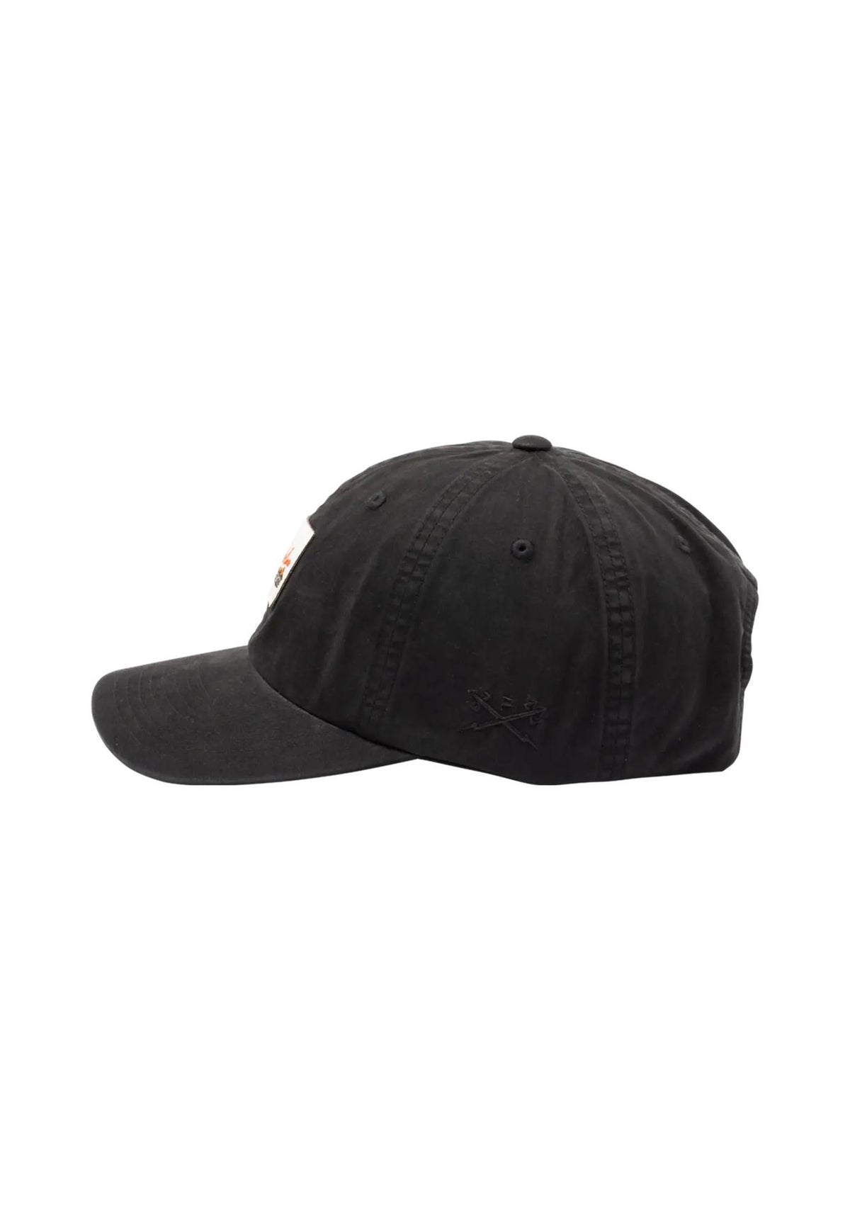 Palomar 6-Panel Washed Twill Unstructured black Rueckenansicht
