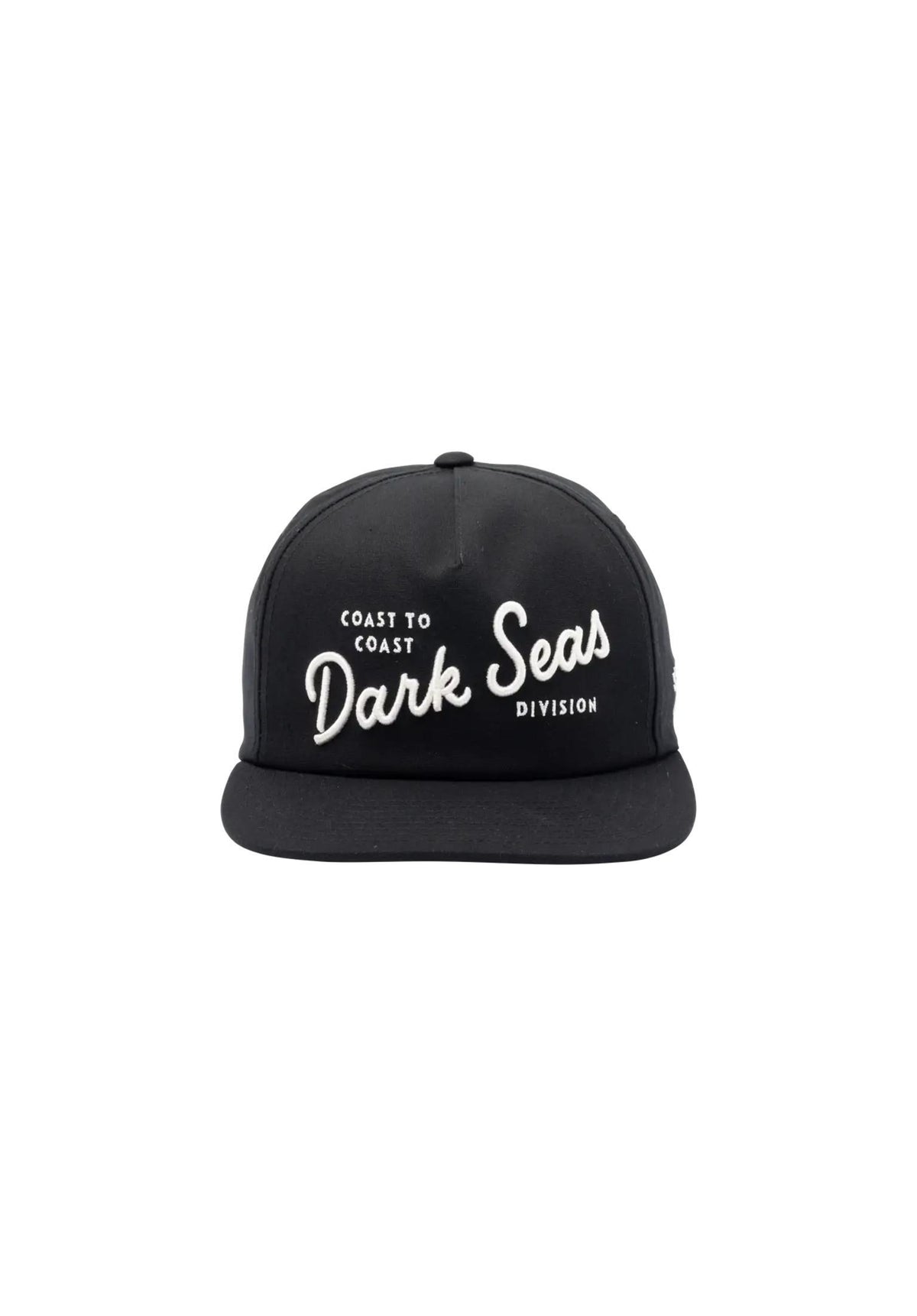 Clinch 5-Panel Canvas Unstructured Strapback black Closeup2