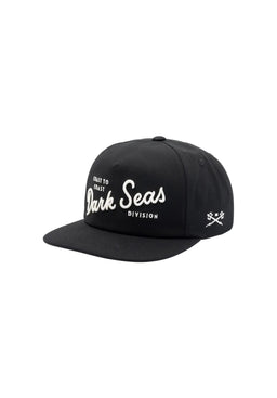 Clinch 5-Panel Canvas Unstructured Strapback black Vorderansicht