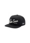 Clinch 5-Panel Canvas Unstructured Strapback black Vorderansicht