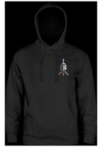 Skull & Sword Premium blacklight Rueckenansicht