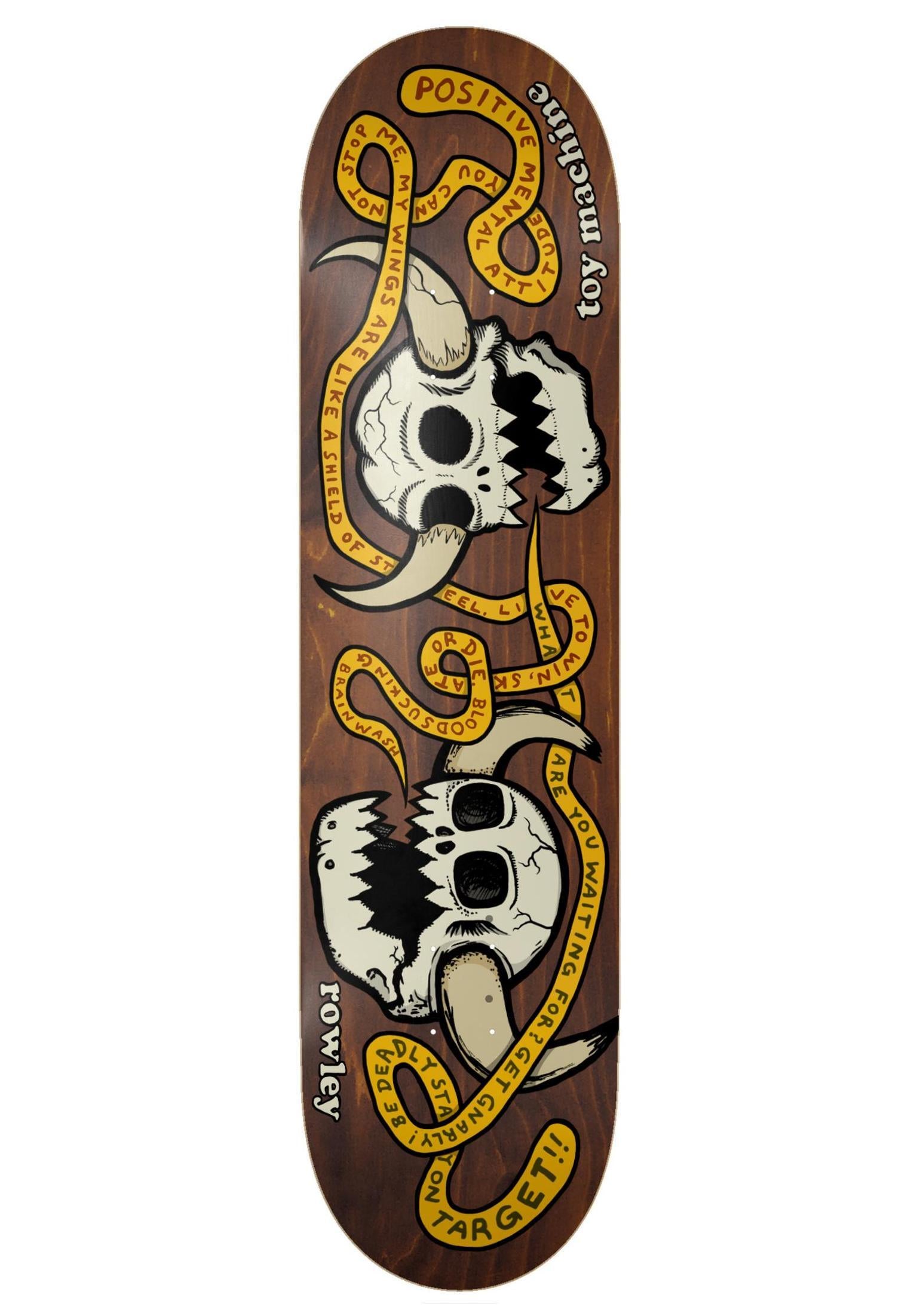 Rowley Skulls Pro various stains Closeup1