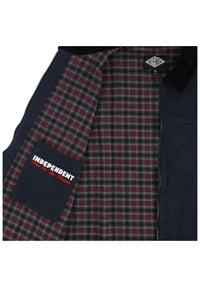 Free On The Streets Work Jacket navy Rueckenansicht