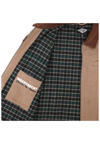 Free On The Streets Work Jacket darksand Rueckenansicht