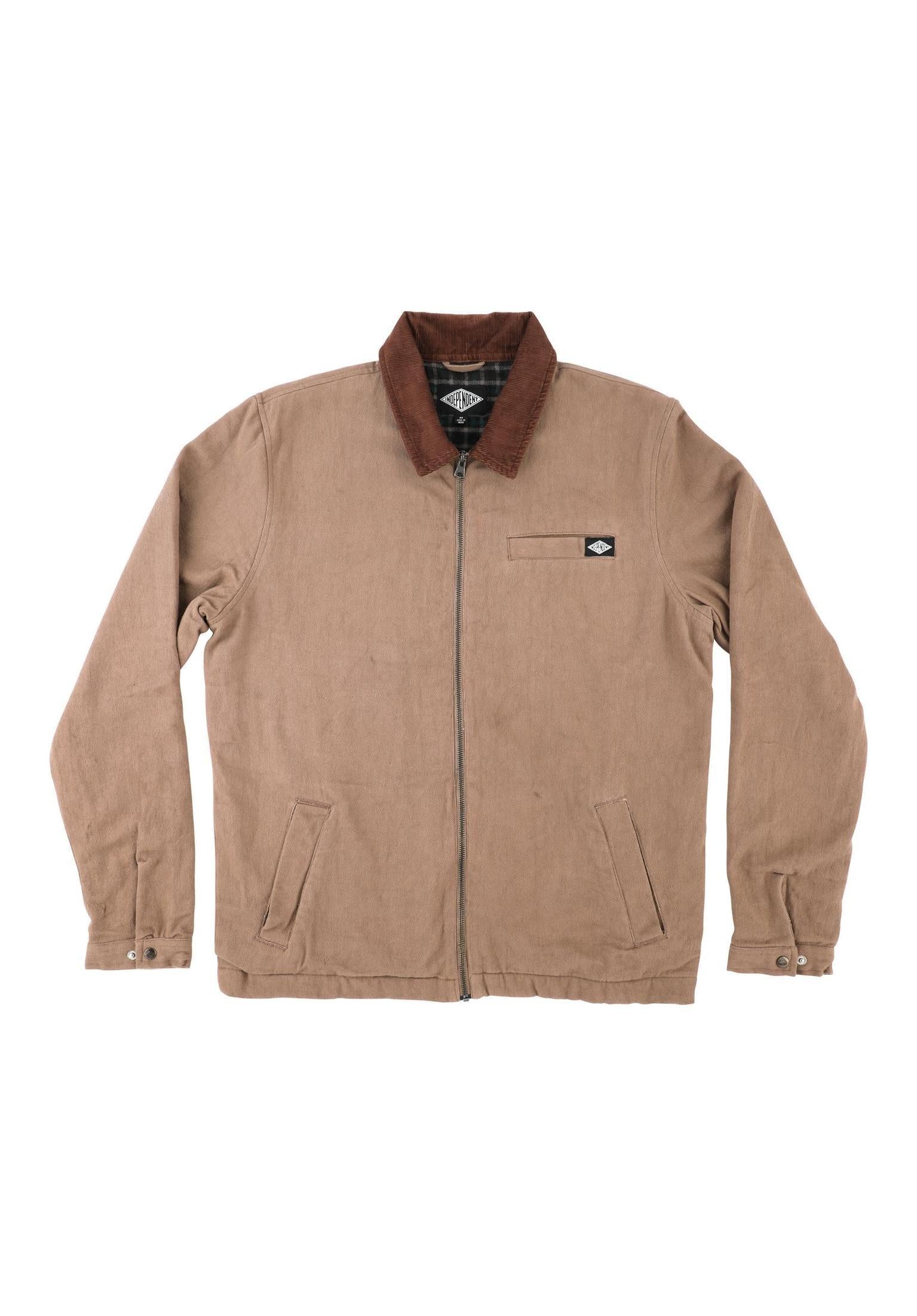 Free On The Streets Work Jacket darksand Vorderansicht