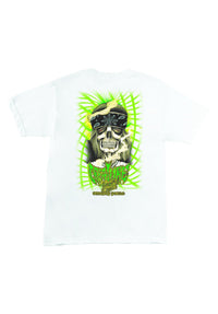 Gravette Hippie Skull 20th Pocket Heavyweight white Rueckenansicht