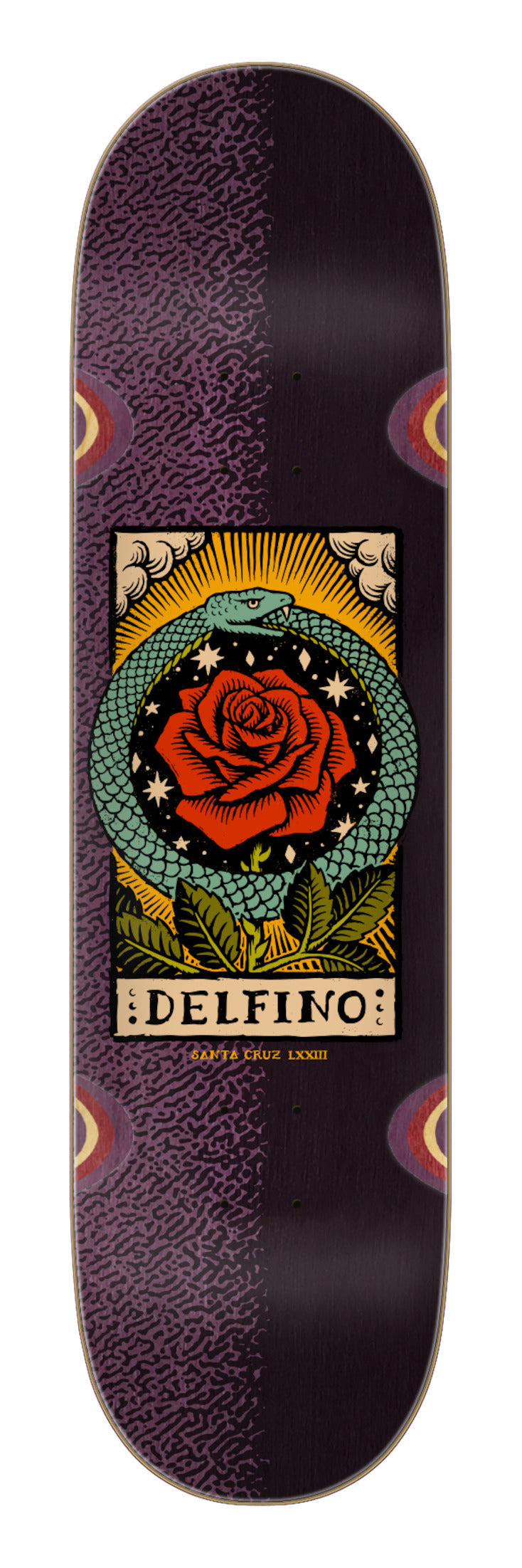 Delfino Ouroboros Pro purple-black Vorderansicht