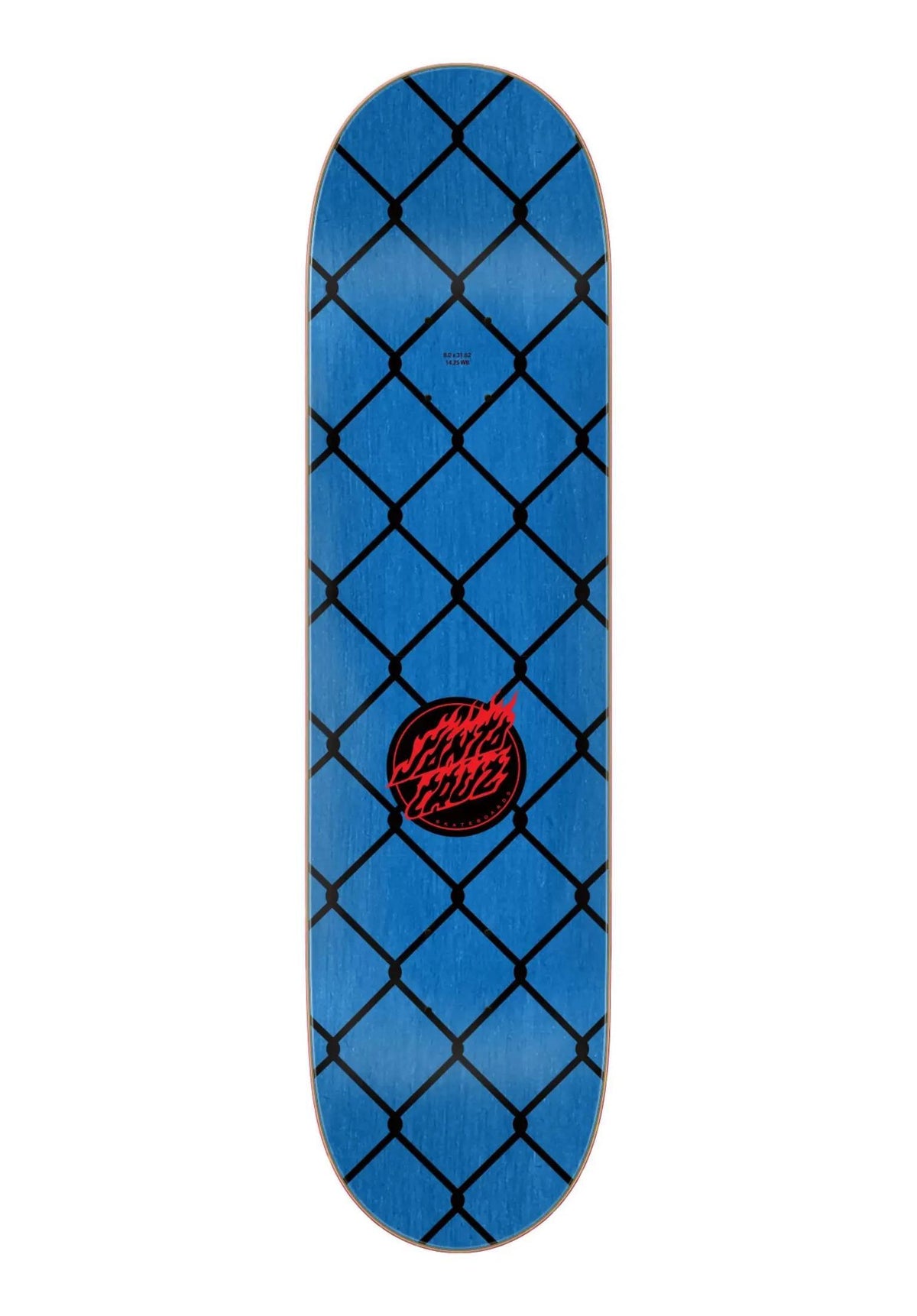 Flame Dot Chain black-blue Rueckenansicht