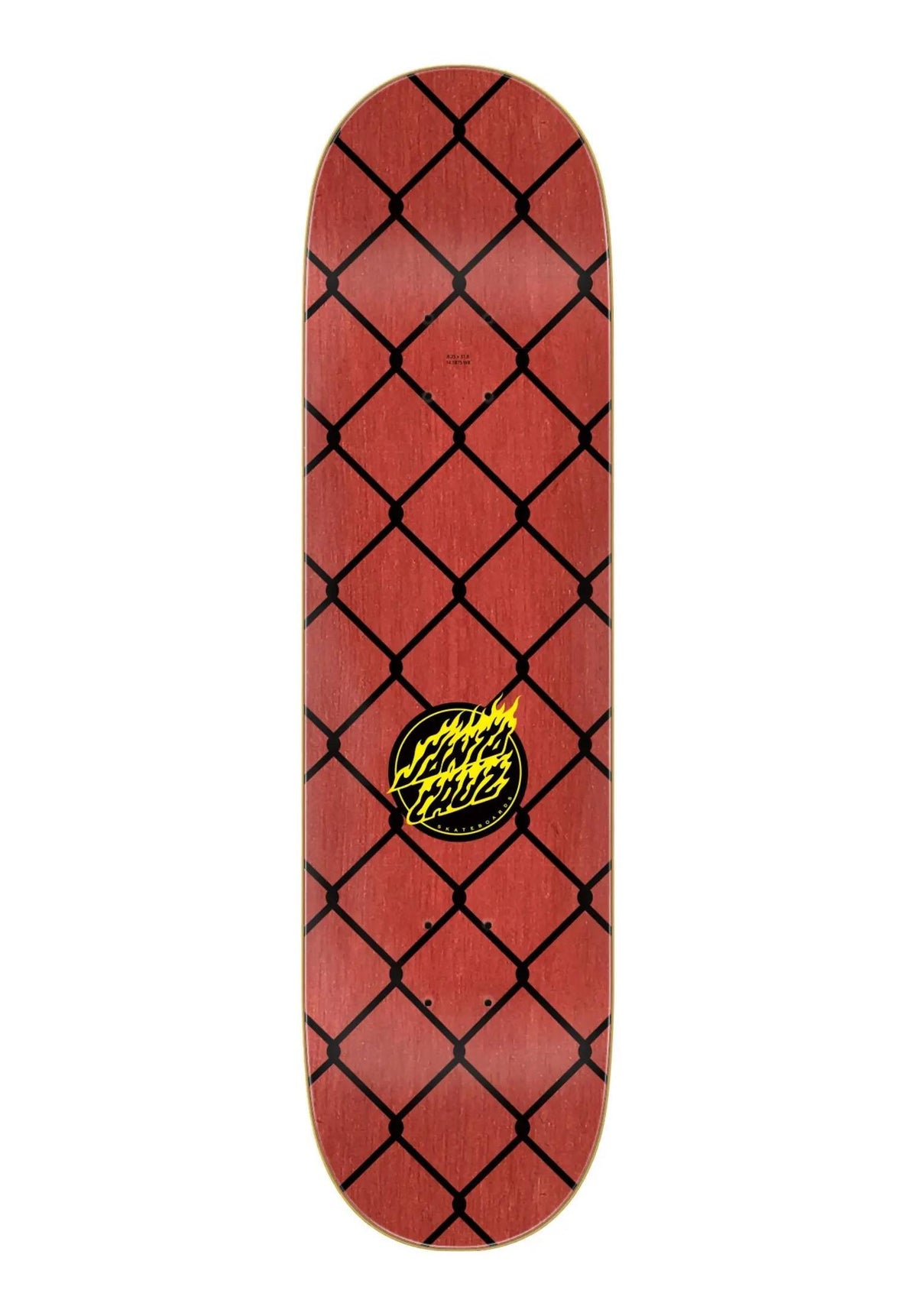 Flame Dot Chain black-red Rueckenansicht