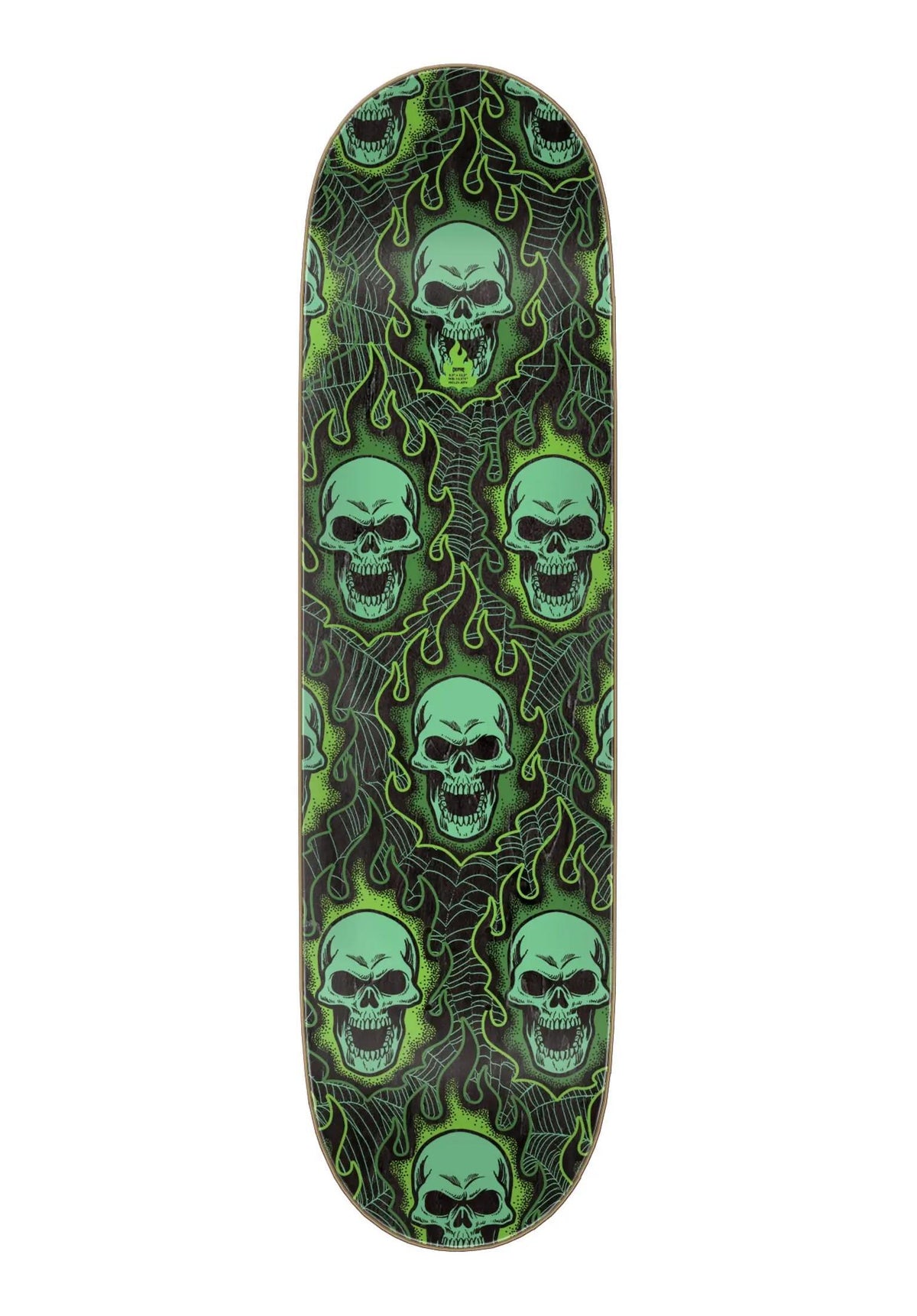 Bonehead Webbed black-green Rueckenansicht