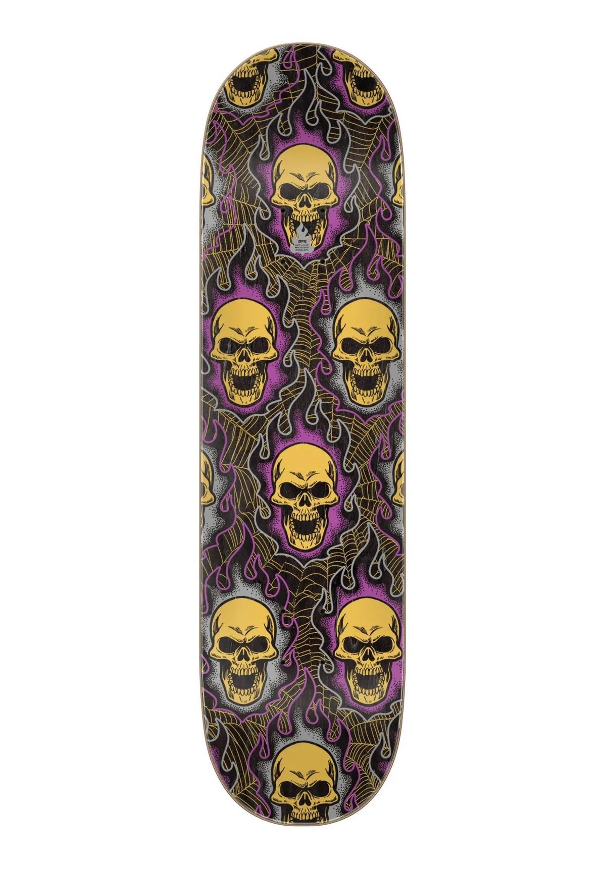 Bonehead Webbed black-purple Rueckenansicht